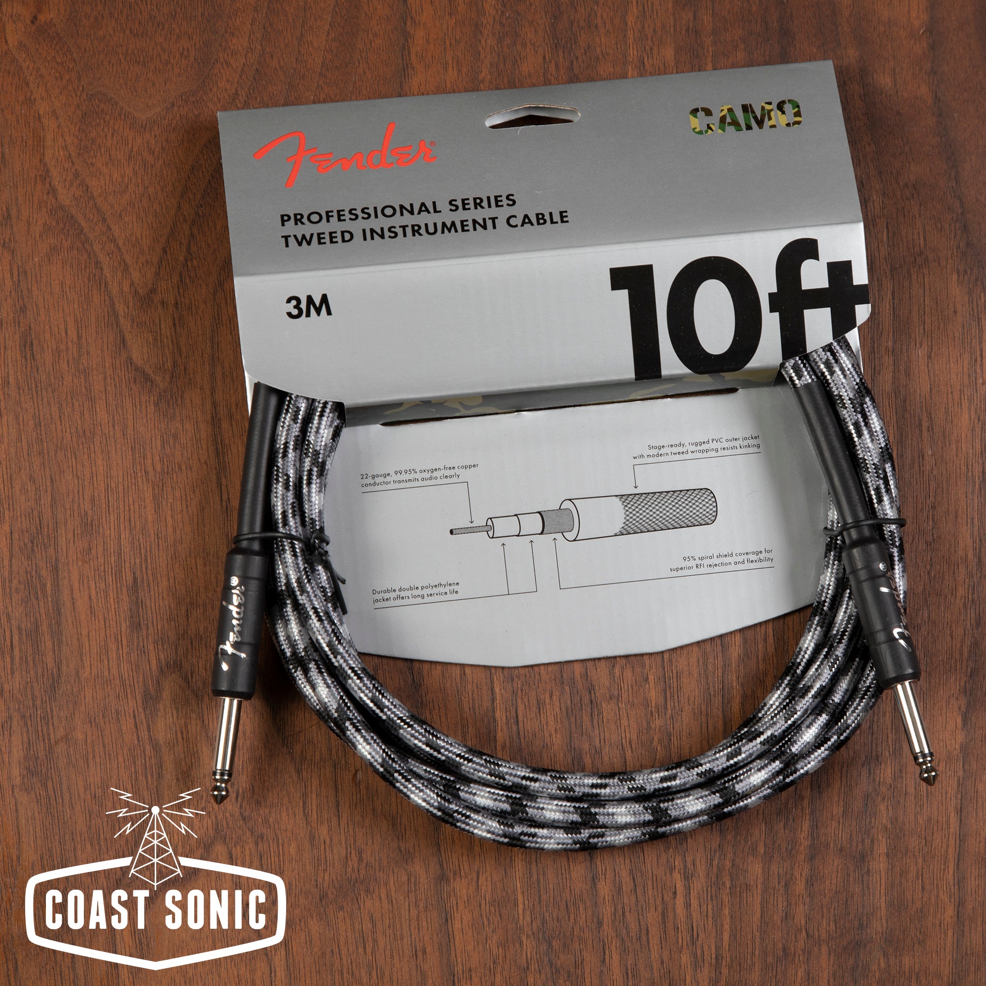 Professional Series Camo Instrument Cable