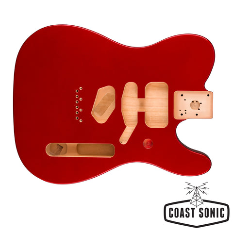 Fender Deluxe Series Telecaster SSH Alder Body- Candy Apple Red