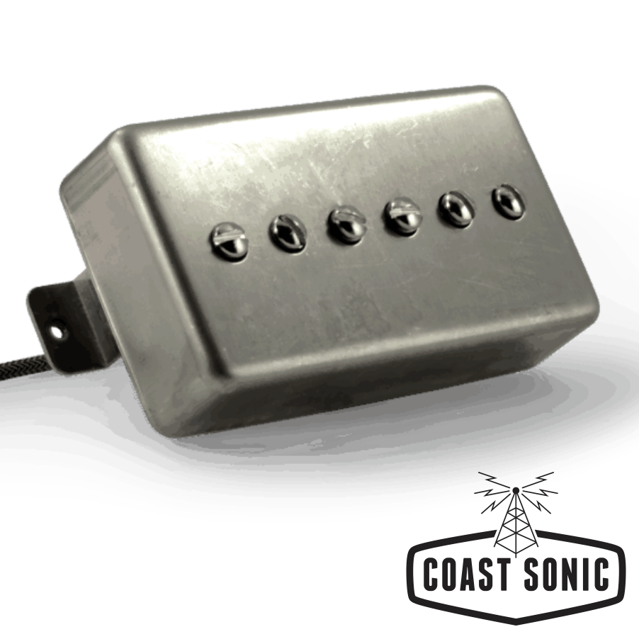 Lindy Fralin P90 Humbucker Neck Pickup Raw Nickel