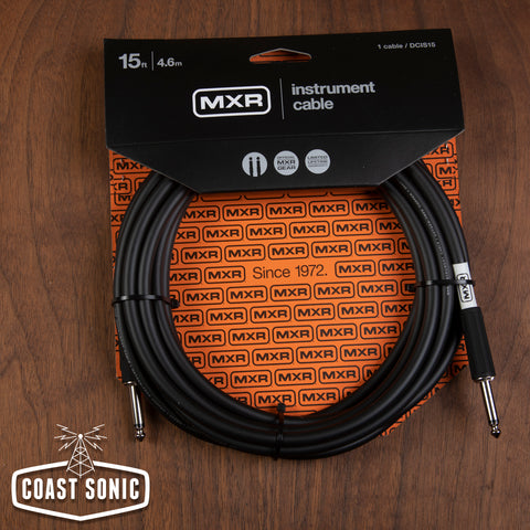 MXR DCIS15 Guitar Instrument Cable 15' Straight/Straight