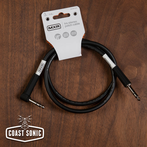 MXR 3' TRS Stereo Cable Right/Straight