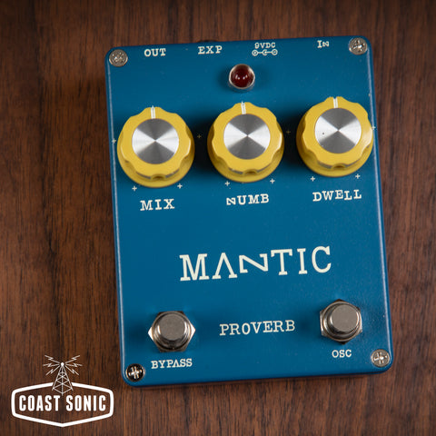 Mantic Effects Proverb LE Reverb *w/ momentary oscillation switch *Blue*