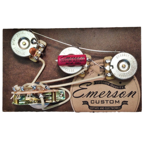 Emerson Custom 5-Way Strat Prewired Kit 250k