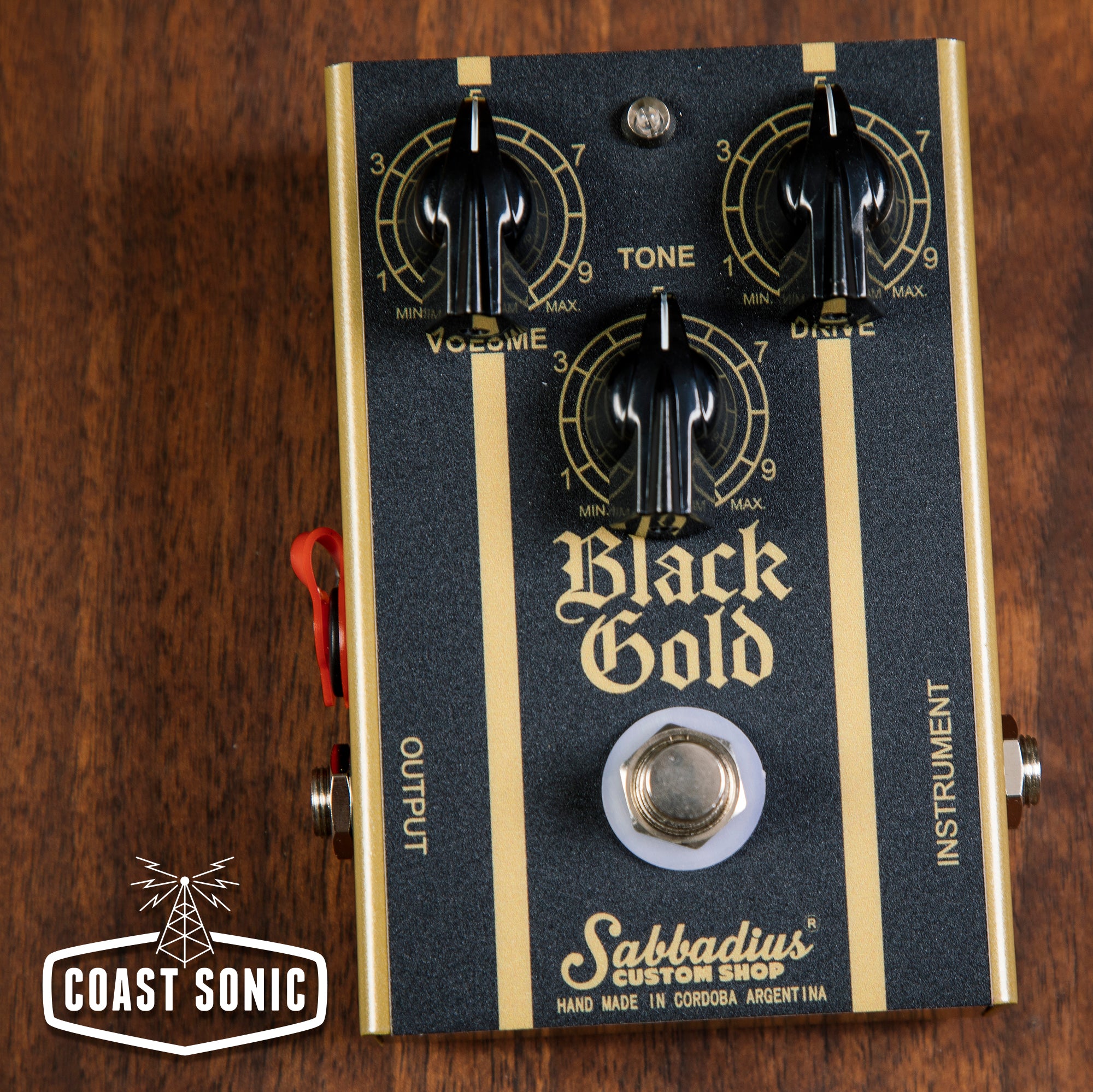 Sabbadius Electronics Black Gold Distortion