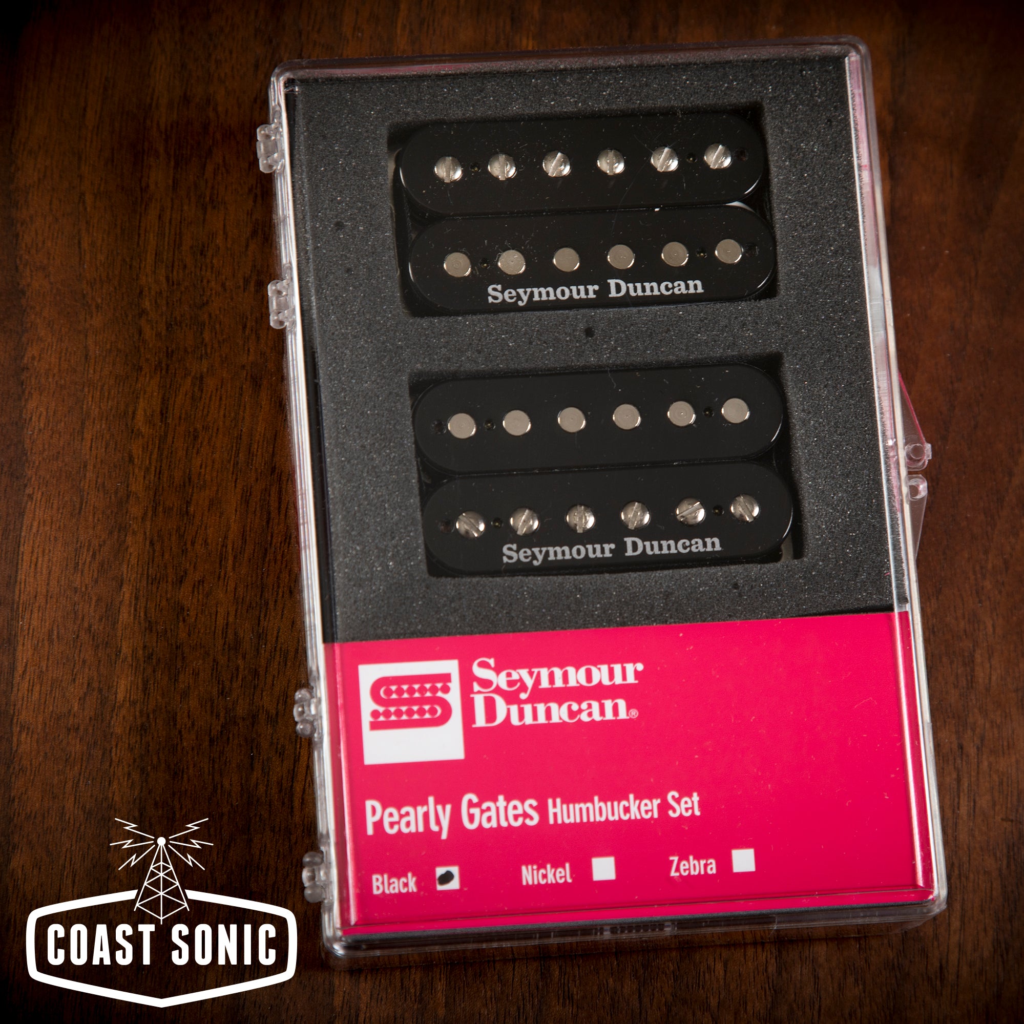 Seymour Duncan Pearly Gates set Black