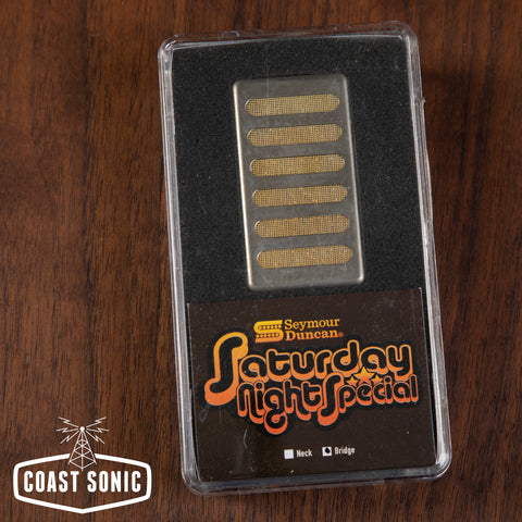 Seymour Duncan Saturday Night Special Humbucker Raw Nickel/Gold Mesh *Bridge*