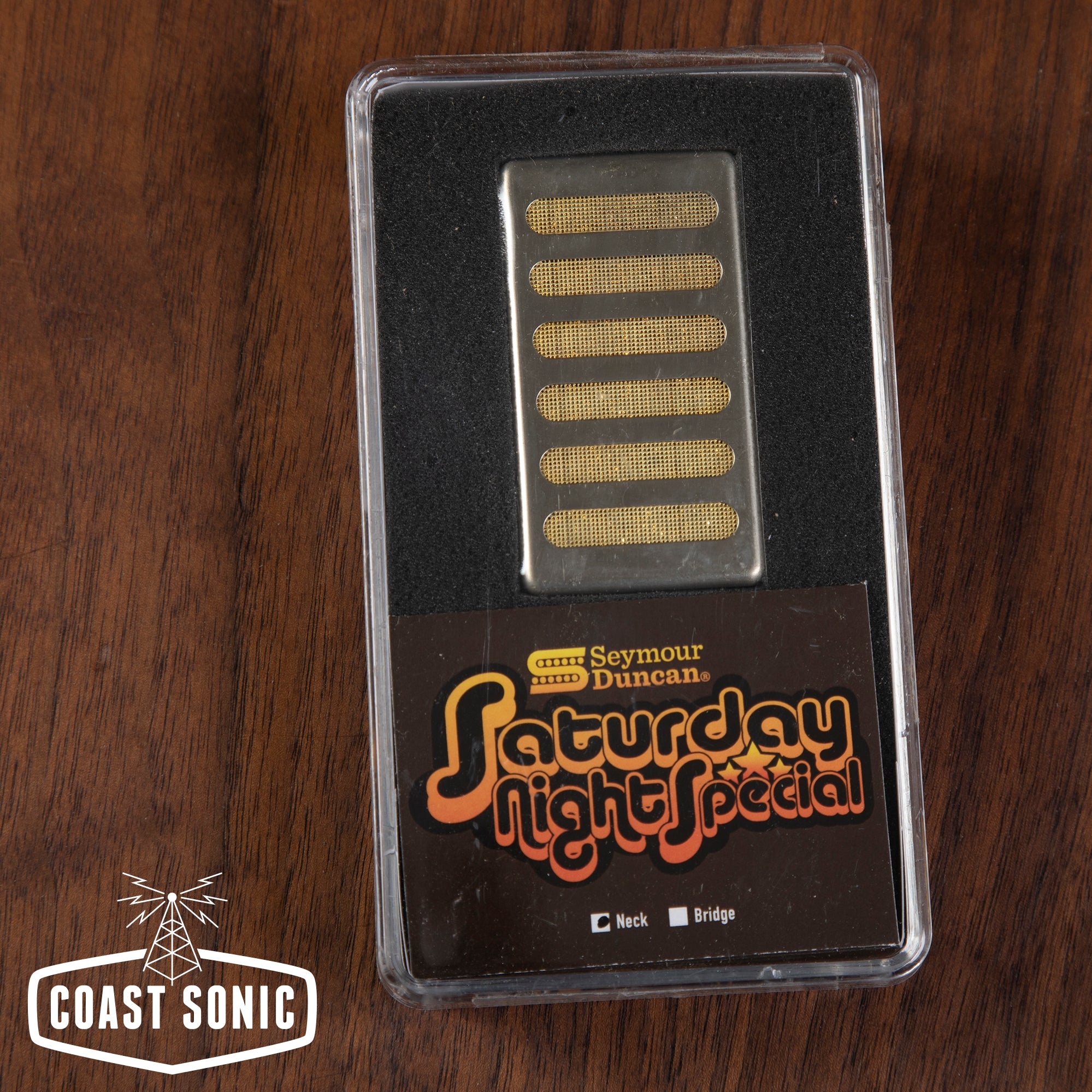 Seymour Duncan Saturday Night Special Humbucker Raw Nickel/Gold Mesh *Neck*