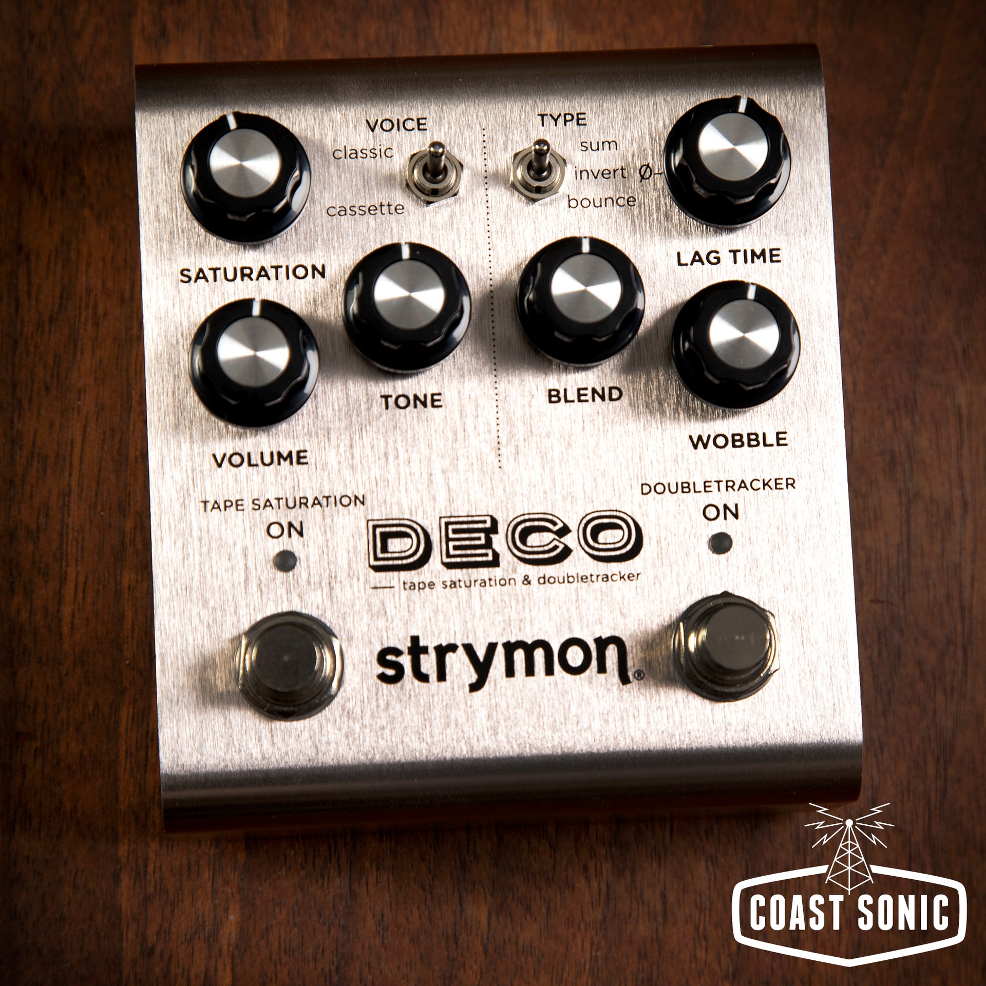 saturation pedal guitar Strymon Deco V2 Next Gen Tape Saturation and Doubletracker