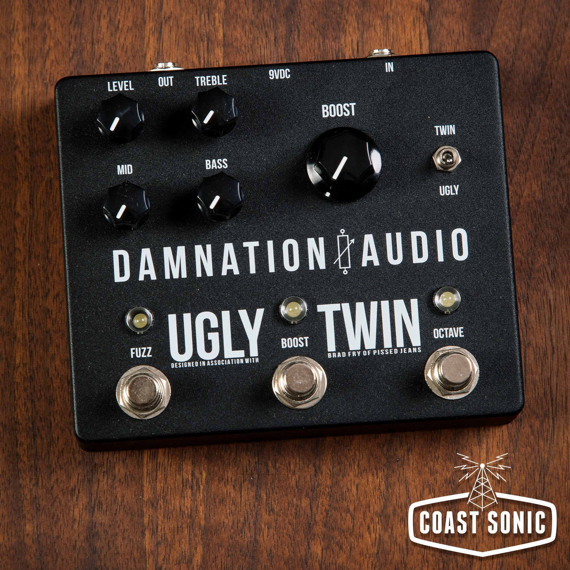 Damnation Audio Ugly Twin Boosted Octave Fuzz *Black*