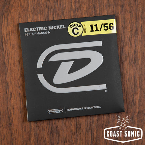Dunlop Performance+ Nickel Wound Electric Guitar Strings 11-56 | Drop C