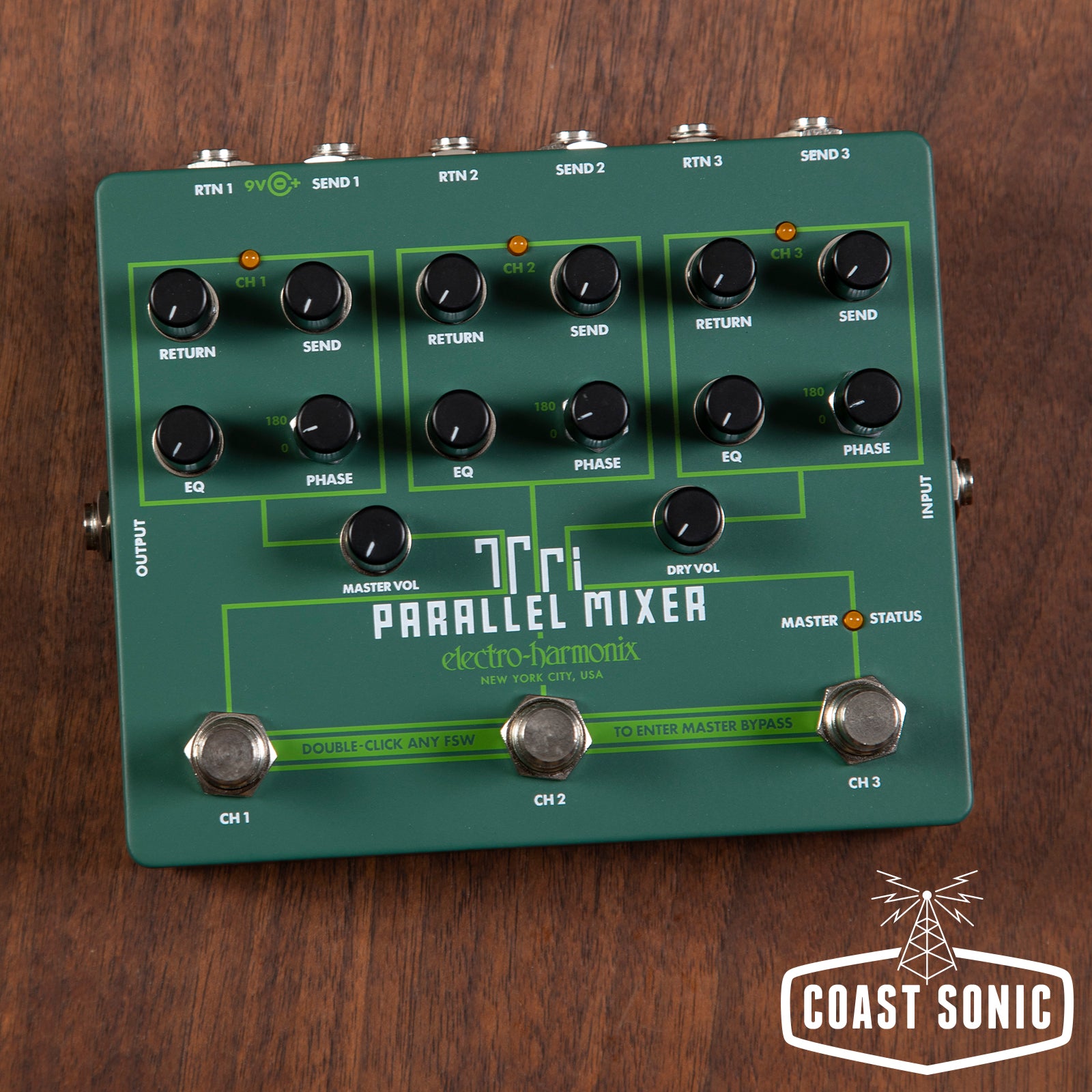 Parallel Output Mixer Electro-Harmonix Tri Parallel Mixer