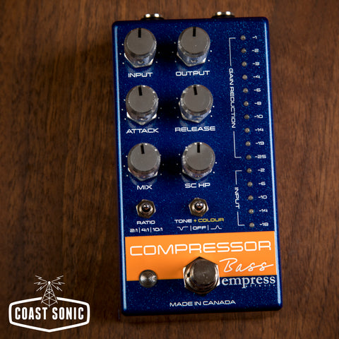 Empress Effects Compressor MKII *Blue Sparkle*