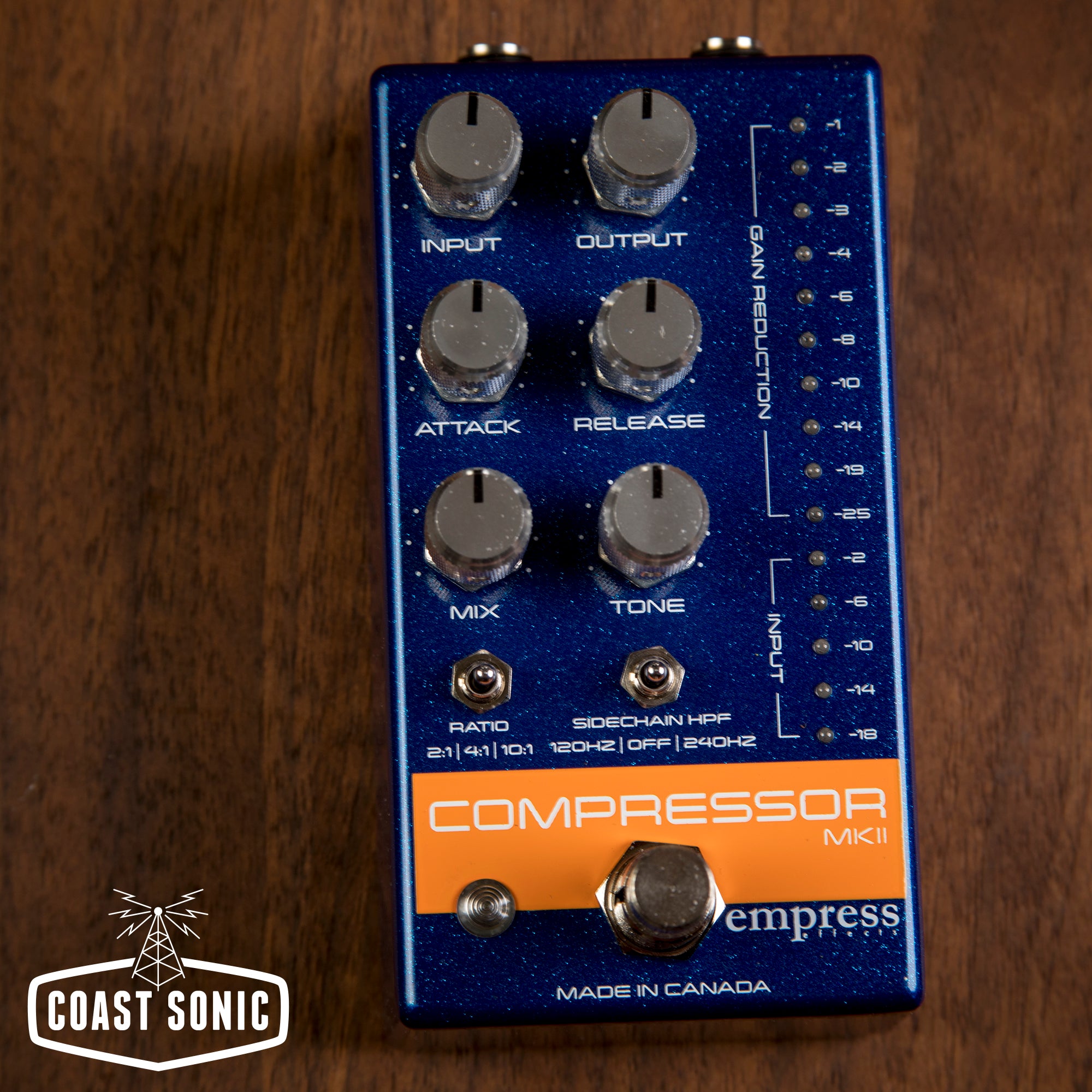 Empress Effects Compressor MKII *Blue Sparkle*