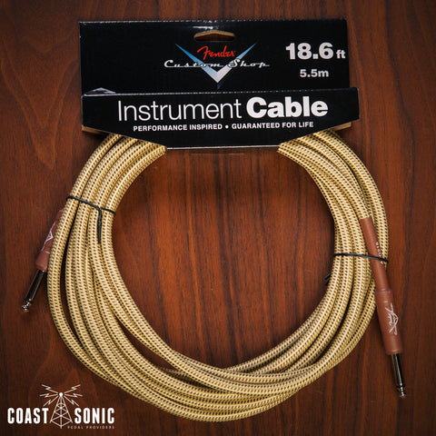 Fender Custom Shop Cable 18' Tweed (Straight - Straight)