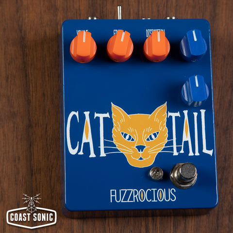 Fuzzrocious Pedals Cat Tail Distortion *Royal Blue*