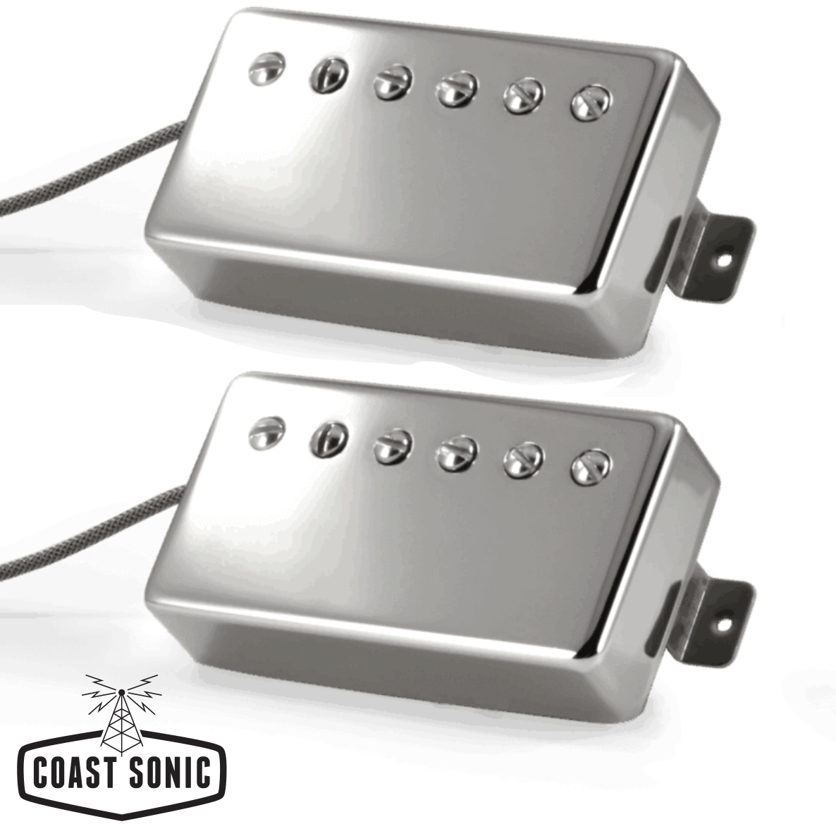 Lindy Fralin Pure P.A.F. Humbucker Set Polished Nickel