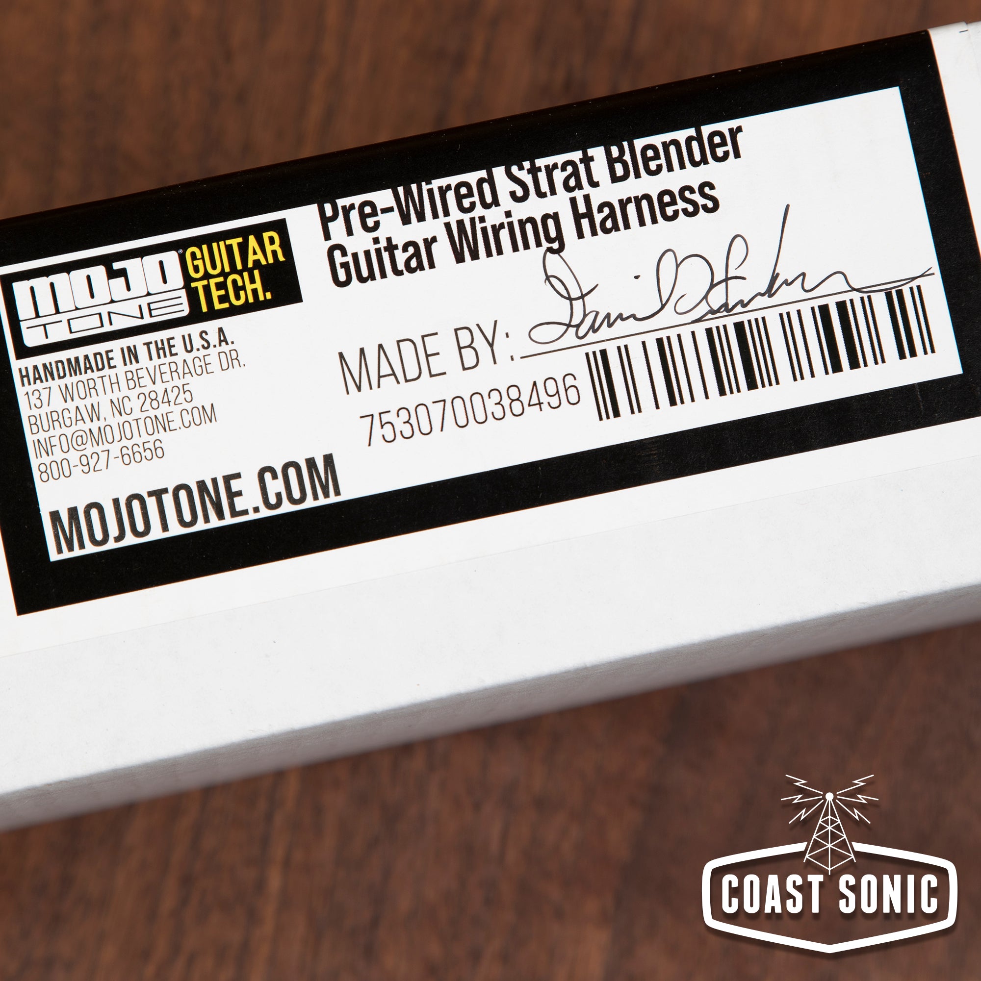 Mojotone Pre-Wired Strat Blender Guitar Wiring Harness