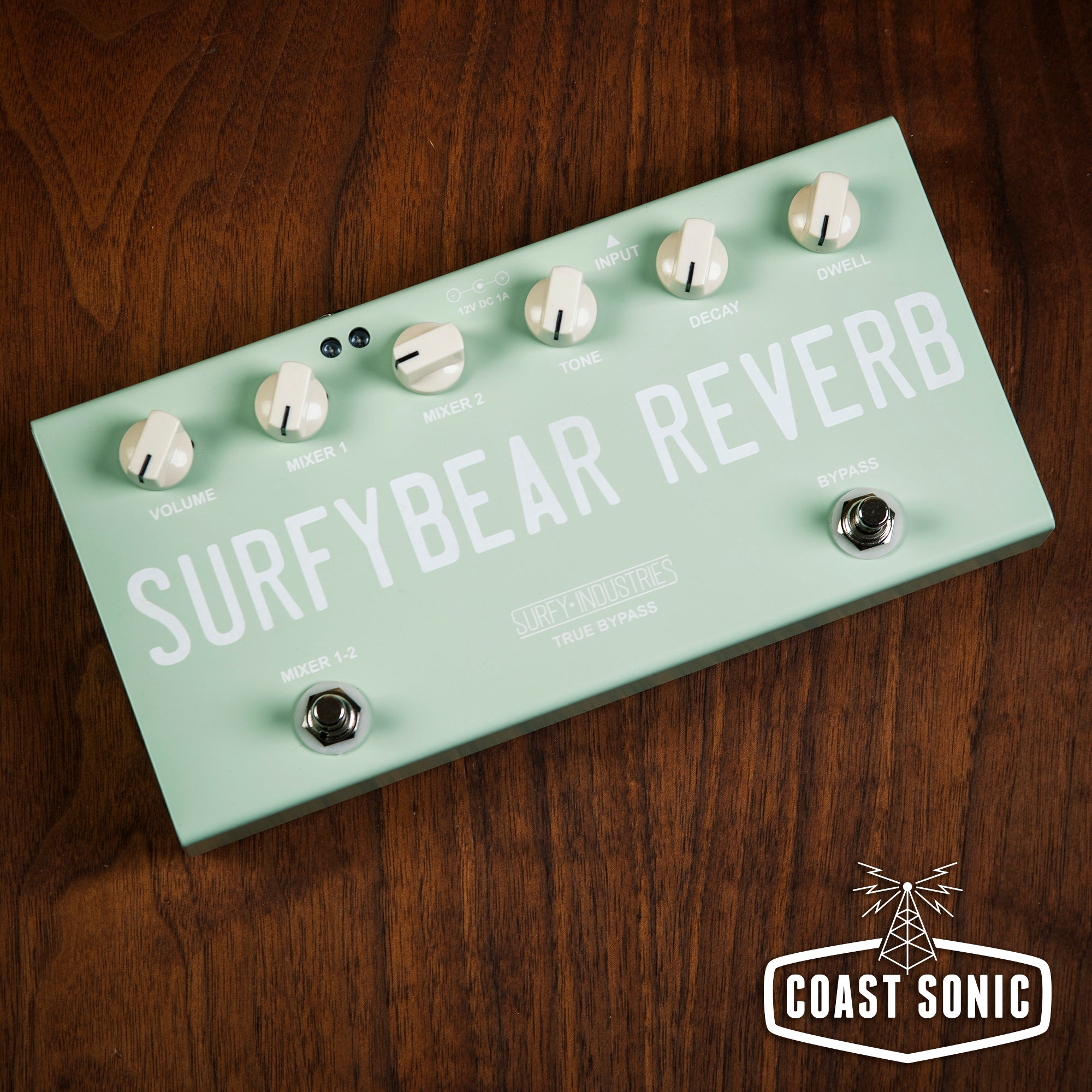 Surfy Industries SurfyBear Compact Reverb Unit *Surf Green*